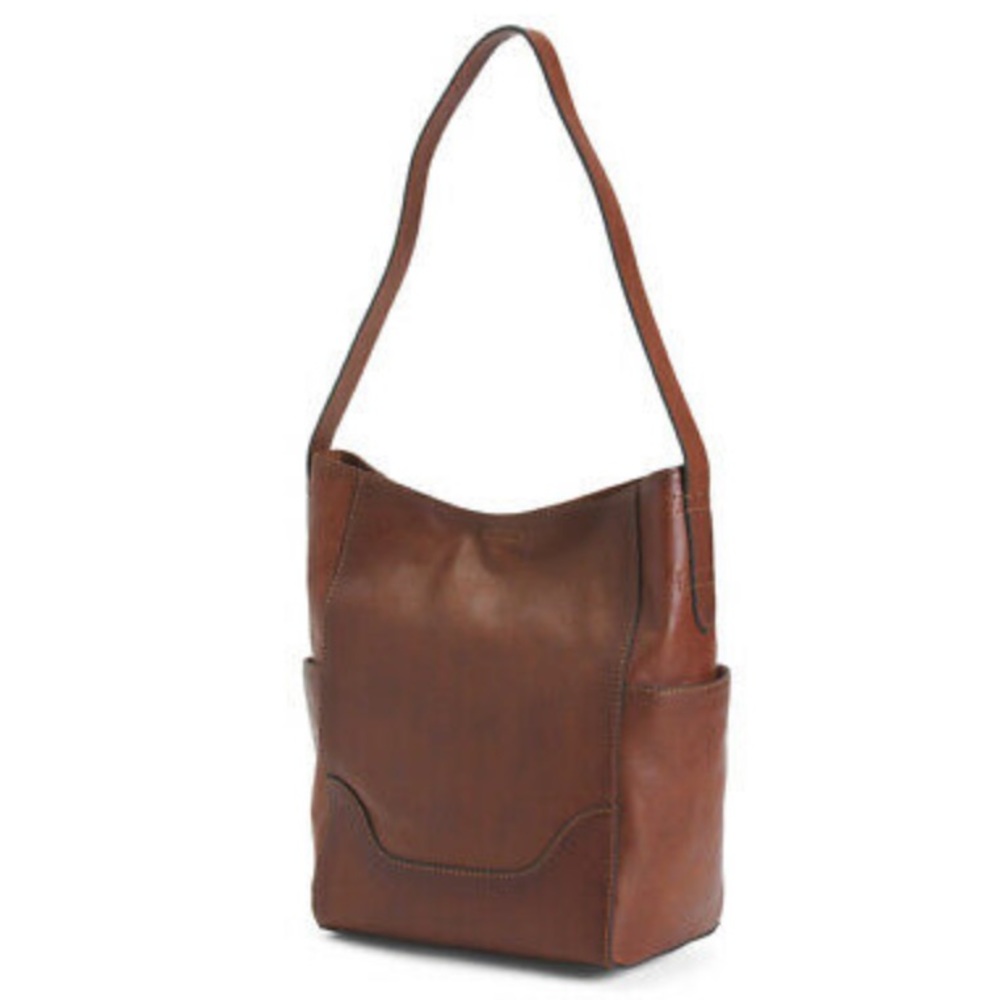 Frye leather side pocket hobo, NWT - Picture 1 of 12